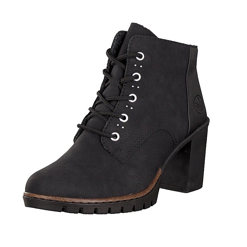 Botins Rieker M2530-00 Para Mulher - Pretas